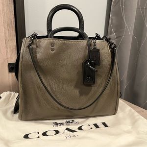 Coach Rogue 30 in Olive Green / Blue Suede / Black Copper | 2nd Generation